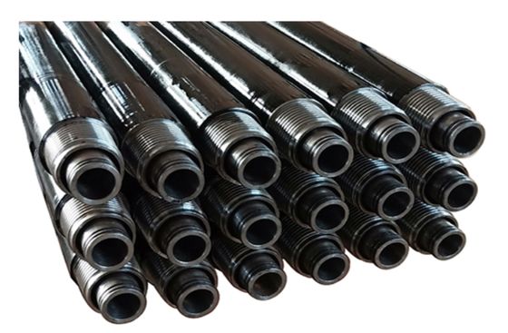 Pipe de forage à double paroi à circulation inverse à ascenseur aérien de qualité S135 et spécification 42-140 mm pour mine de charbon